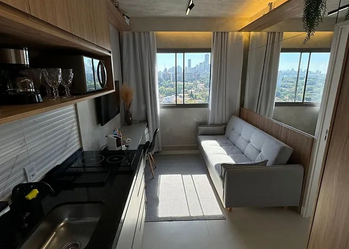 F_401 | Studio Novo Na Faria Lima 700 Mts Do Metro